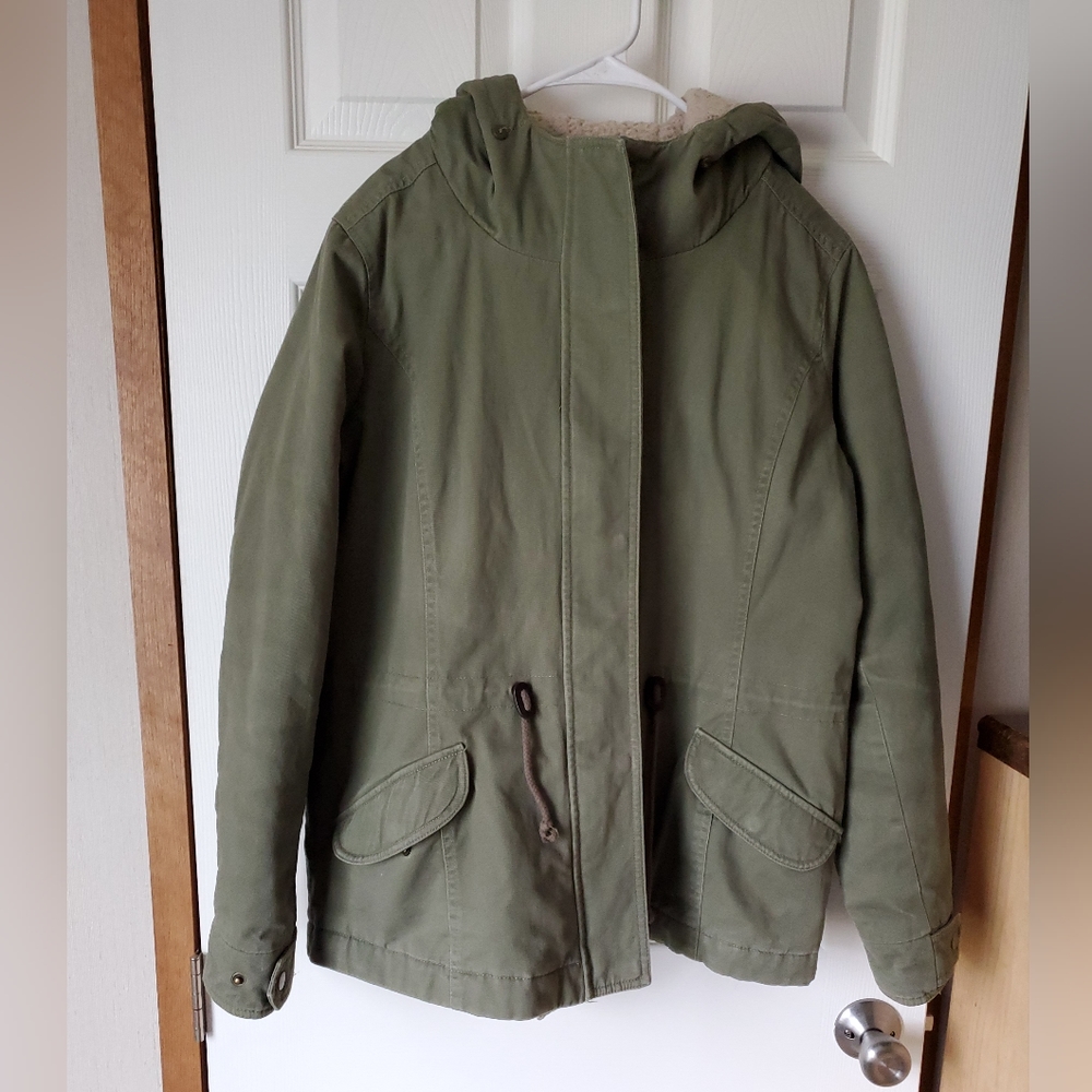 Hunter Green hooded jacket